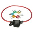 thumbnail image 1 of 2021 New Arrival Car 12V In-line Mini Blade Fuse Holder With 5 10 15 20 25 30A Fuses, 1 of 6