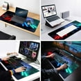 thumbnail image 5 of Extra Large Gaming Mouse Pad Custom Mousepad with Non-Slip Rubber Base,Stitched Edges Mouse Mat,Washable Desk Pad,Portable Computer Keyboard & Mice Combo Pads 31.5x15.7 Inch, 5 of 5