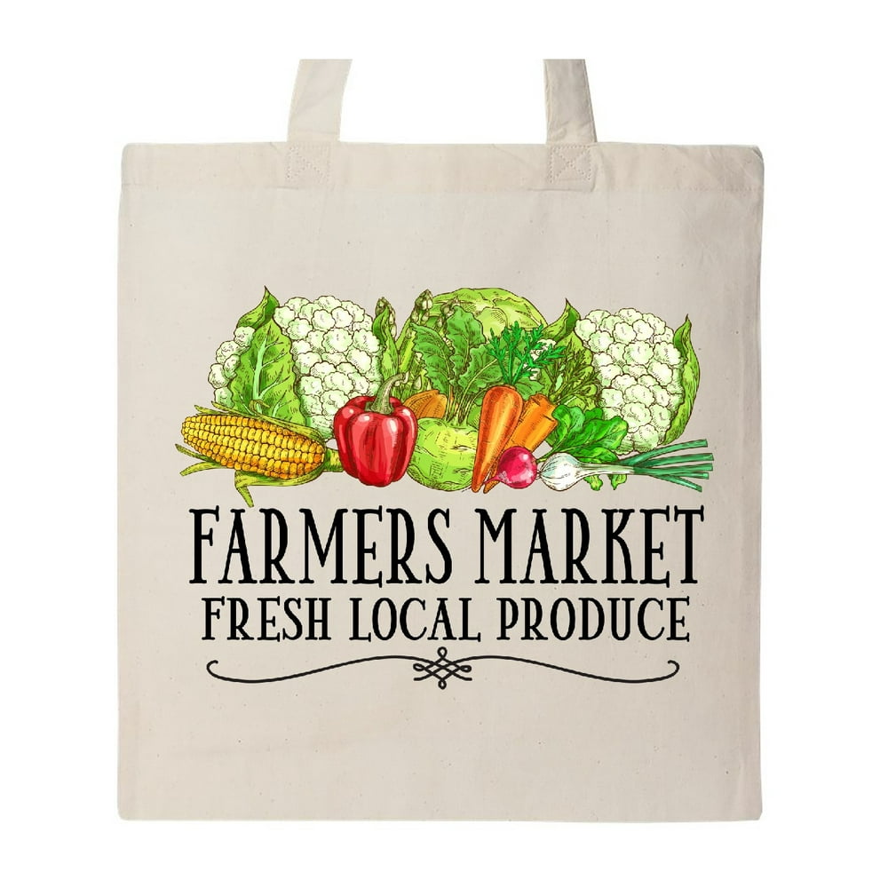 Farmers Market Fresh Local Produce Tote Bag