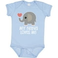 thumbnail image 3 of Inktastic Nana Loves Me for Grandkids Boys or Girls Baby Bodysuit, 3 of 5
