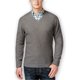 thumbnail image 1 of Suéter de punto Club Room con cuello en V para hombre Gris Pequeño, 1 of 1