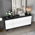 thumbnail image 4 of WIAWG Modern Accent Cabinet Buffet Sideboard with Adjustable Shelves for Living Room Dining Room, 4 of 8