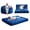 Blue, variant on Hobestluk Giant Bean Bag Chair Bed for Adults, Large Bean Bags with High-Density Foam Filling, Convertible Big Sofa Bed Couch for Living Room, Bedroom, Playroom (Black, Full)