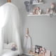thumbnail image 4 of Muyoka Toldo de cama, dosel de cama para niños, ropa de cama para bebés, cúpula redonda para bebés, niños y adultos, tienda de campaña para juegos de princesas, mosquitera de algodón colgante, decorac Muyoka Hogar, 4 of 7