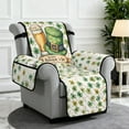 thumbnail image 2 of TSOVTHRID Green Hat Beer Shamrock Print Recliner Cover Non-Slip Reclining Covers with Pocket Stay in Place Recliner Chair Covers Washable Furniture Protector for Home St. Patrick's Day Decor, 2 of 7
