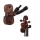 thumbnail image 3 of Percha Soporte de gancho para colgar en la pared Violín Violín Viola Gancho con soporte para arco Cojín de goma Base de madera Abody Percha, 3 of 4