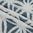 thumbnail image 5 of PiccoCasa Sherpa Blanket Soft Reversible Snowflake Twin Blanket for Sofa Couch Bed(Navy Blue, 60" x 80"), 5 of 6