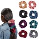 thumbnail image 1 of 8 Uds. De coleteros de terciopelo Jumbo para niñas y mujeres, bandas elásticas para lazos, bonitos accesorios de peinado para cola de caballo, 8 colores, 1 of 1