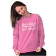 thumbnail image 3 of Good Moms Sometimes Say Bad Words Women Crewneck Sweatshirt Brisco Brands L, 3 of 6