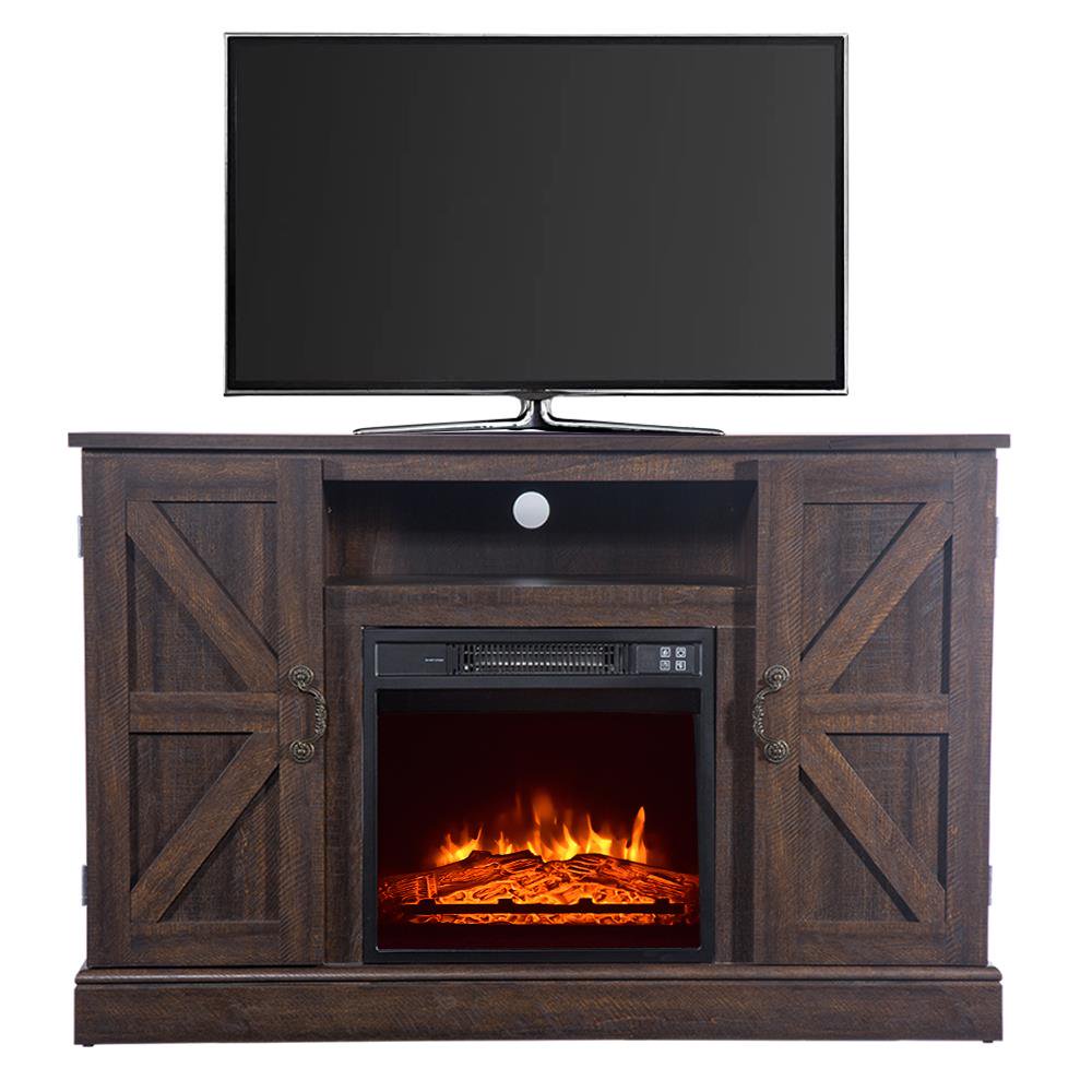 Zimtown Electric Fireplace Tv Console Fireplace Heaters for TVs up to