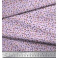 thumbnail image 2 of Soimoi Polyester Crepe Fabric Earthworm,Fruit & Insect Printed Craft Fabric by The Yard 42 Inch Wide, 2 of 3