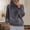 Gray, variant on Turtleneck Sweater Tops for Women Red Ruffle Long Sleeve Knit Solid Elegant Sweaters Womens Cardigans L