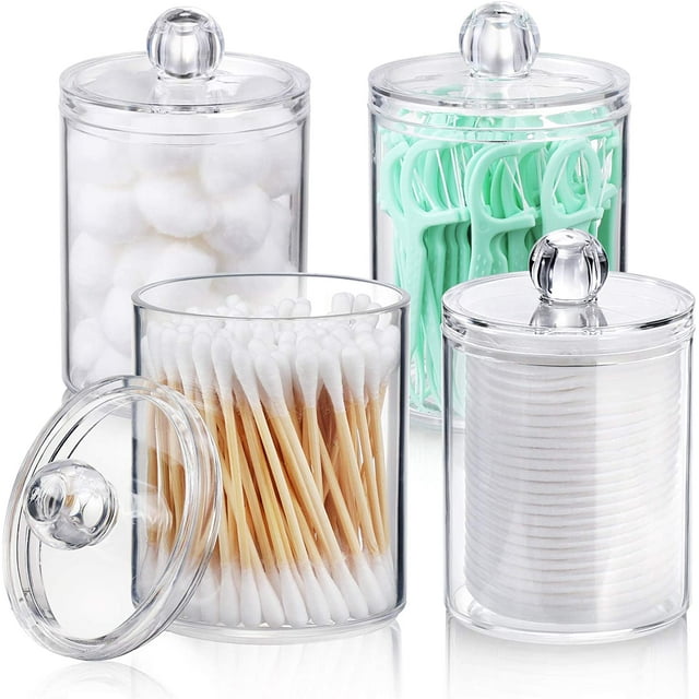 Distributeur Porte-Qtip pour Boulettes de Coton, Cotons-Tiges