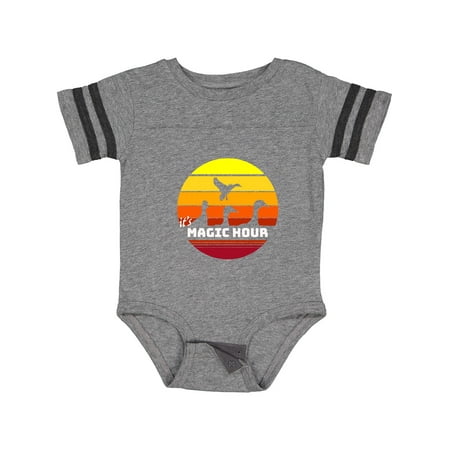 

Inktastic It s Magic Hour with Waterfowl Against the Sun Boys or Girls Baby Bodysuit