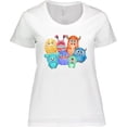 thumbnail image 3 of Inktastic Halloween Monsters Women's Plus Size T-Shirt, 3 of 5
