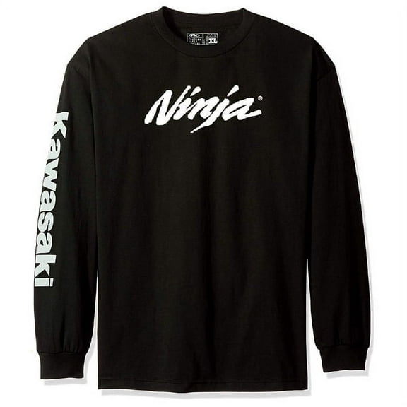 KAWASAKI NINJA MEN'S LONG SLEEVE SHIRT / BLACK (L)