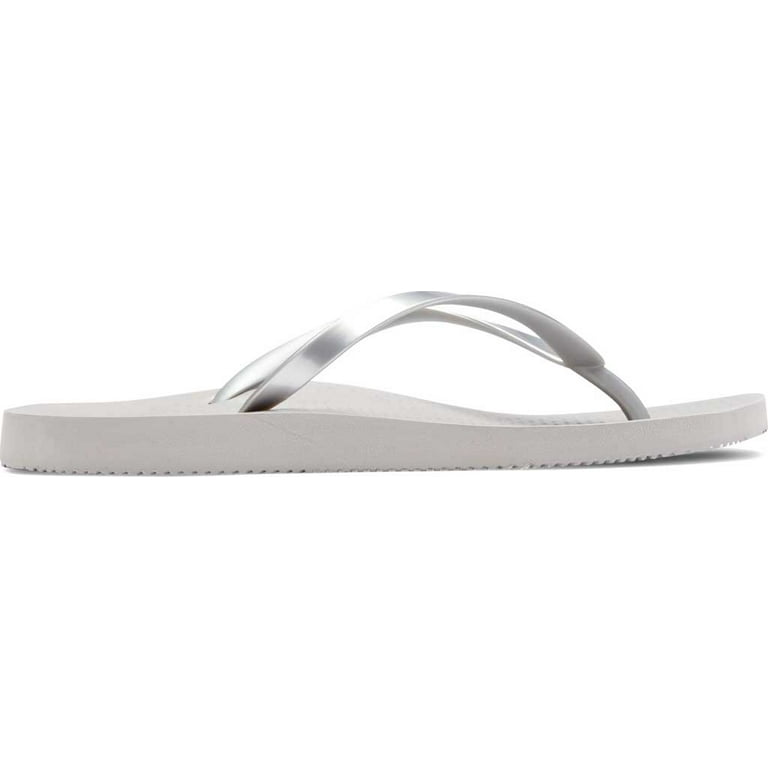 Women s Vionic Noosa Flip Flop Sandal Silver 7 M