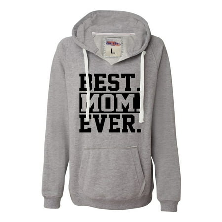 Womens Best Mom Ever #1 Mom World's Best Mom Mother's Day Deluxe Soft Hoodie