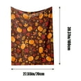 thumbnail image 2 of AUQ Ultra Soft Fall Throw Blanket with Pumpkins and Maples,Cozy Flannel Fleece Luxury Decoration Blanket for Bed,Sofa and Couch Fall Decorations for Home Pumpkin Throw Blanket, 2 of 7
