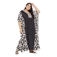 thumbnail image 4 of Caftans pour Femmes Longue Maxi Grande Taille Robe Caftans Manches 3/4 Robes pour Dames Filles en Ligne, 4 of 7