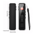thumbnail image 2 of Grabadora De Voz Digital 64gb, Reproductor Mp3 Con Pantalla, NEGRO, 2 of 5