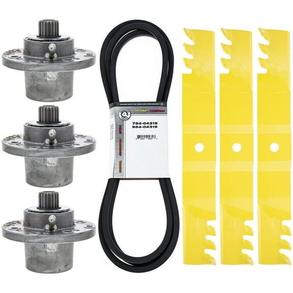 CUB CADET Blade Spindle Belt Kit 918-05132 942-05179 954-04319 Pro Z 700 900