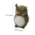thumbnail image 5 of DRAFIDEEP Solar Powered Lawn Lamp Dark Green Resin 1Pc 7.1x4.8in, 5 of 8