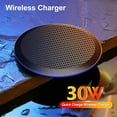 thumbnail image 1 of Wireless Charger High-speed Charging Efficient Slim QI 5W 10W 15W 30W Safe Charging Pad for Smartphone, 1 of 8