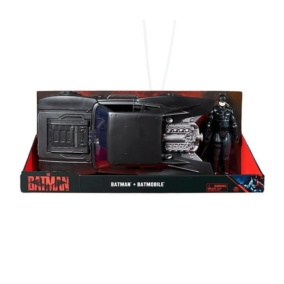 Figura Acción Spin Master Batimóvil con Batman de 12 pulgadas