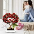 thumbnail image 3 of YWIYIUD 3PCS Acrylic Rose Heart Statues Tabletop Decoration Mother's Day Gifts 2DFlat Desktop Art Ornament Table Centerpiece for Home Bedroom Living Room Study Room OfficeDecor, 3 of 6