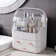 thumbnail image 3 of Cajón organizador de cosméticos transparente, soporte para artículos de tocador, estuche de almacenamiento para maquillaje, compartimentos, Almacenamiento y organización del hogar Doble capa Billuyoard HA071267-03B, 3 of 6