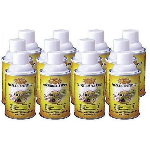 Waterbury Mosquito & Fly Spray Refill - Insecticide, Outdoor Use - 12 Pack