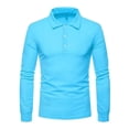 thumbnail image 1 of Playera Tipo Polo Manga Larga Con Licra Slim Fit Moda 2112 M, 1 of 8