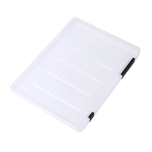Transparent Plastic A4 Paper Organizer Protects Files Durable and Practical for Multiple Locations