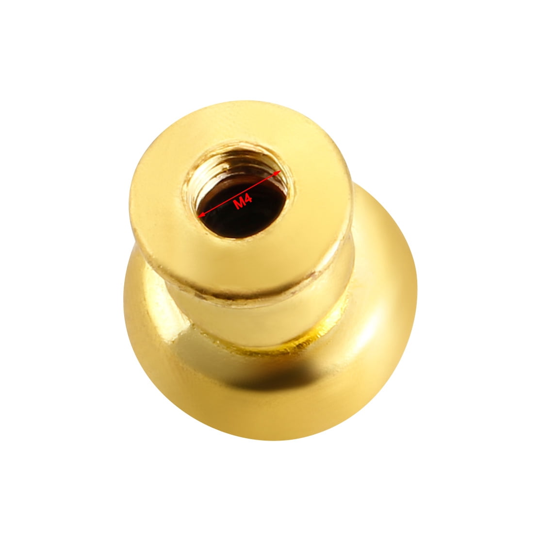 Unique Bargains 11mmx14mm Gift Jewelry Box Single Hole Round Knobs Pull Handles