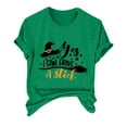 thumbnail image 4 of DondPO Women's T-Shirts Women's "Yes I Can Drive A Stick!" Printed T Shirt Shirts for Women Womens tops Green 3XL, 4 of 4