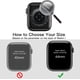thumbnail image 5 of Case with Screen Protector Compatible with Apple Watch SE (2022/2020) /Series 6 5 4 44mm, Overall Protective Cover, Built-in Tempered Glass Film High Sensitivity, 2 Pack (Rose Gold), 5 of 5