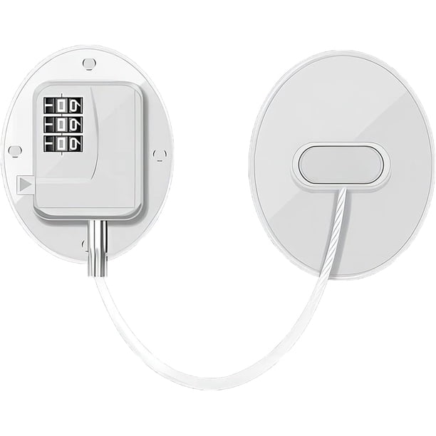 Fridge Lock No Drill Cabinet Lock,Adhesive Password Refrigerator Lock ...