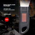 thumbnail image 4 of Solar Hand Crank Flashlight AT5503 ABS Solar Hand Crank Flashlight Emergency LED Torch For Climbing Camping, 4 of 8