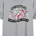 thumbnail image 3 of The Nightmare Before Christmas - Christmas Chills - Juniors Ideal Flowy Muscle T-Shirt, 3 of 5