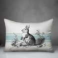 thumbnail image 3 of Creative Products Vintage Stripe Bunny 14x20 Spun Poly Pillow, 3 of 3