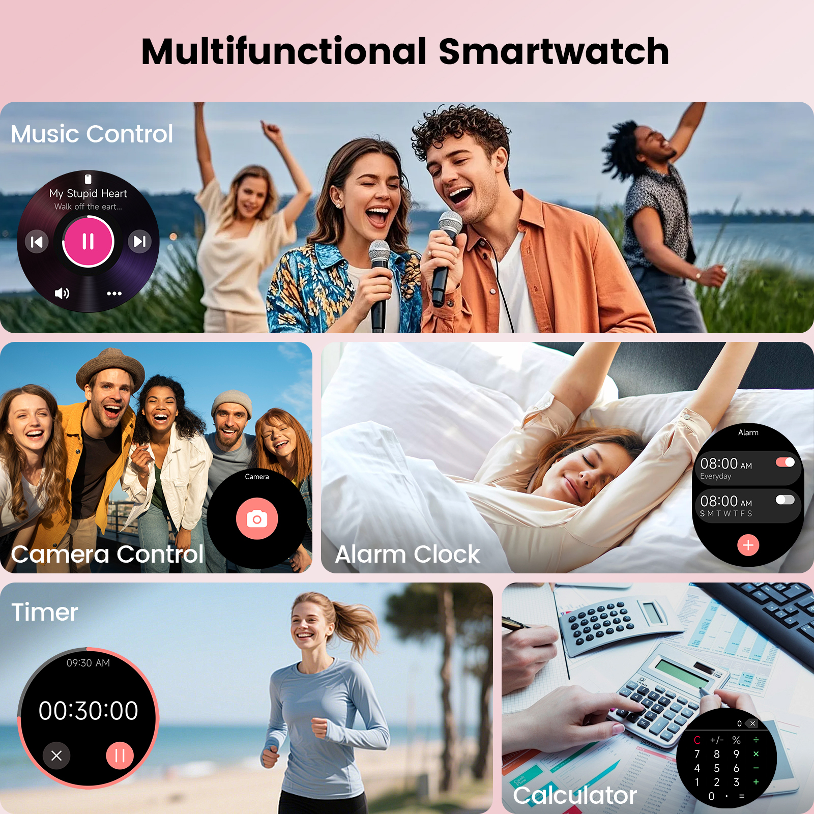 Cillso 1.27" HD Smart Watch for Women with Bluetooth Calling photo 3