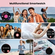 Smart Watches for Women, 1.27 HD Touchscreen Fitness Tracker with Bluetooth Calls, 100+ Sport Modes Ladies Smart Watch, IP68 Waterproof Smartwatch Compatible IOS/Android