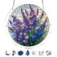 thumbnail image 5 of PLPPYFS Acrylic Puzzles Suncatcher Window Hanging, 83 Pieces 7.4 Inch Sun Catcher Acrylic Puzzles, DIY Stained Glass Acrylic Puzzle Kit Garden Decorations for Women Men Mom Birthday Gift, 5 of 5