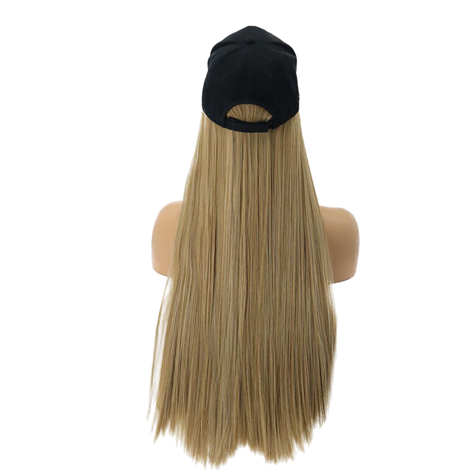 Pisexur Wigs Long Straight Wig Cap 