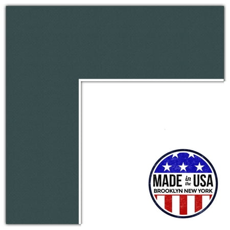 

ArtToFrames 8x34 Evergreen Custom Mat for Picture Frame with Opening for 4x30 Photos. Mat Only Frame Not Included (MAT-214)