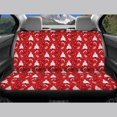 thumbnail image 4 of Jeiento Xmas Front and Rear Car Seat Covers Set of 4 Christmas Tree Front Bucket Saddle Blanket Split Rear Bench Cushion Covers Red Auto Accessory Fit for Van SUV Truck Festival Decoration, 4 of 7
