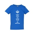 thumbnail image 1 of I Can't Keep Calm I'm Going To Be A Big Brother Family Toddler Kids T-Shirt Tee, 1 of 2