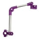 thumbnail image 3 of Paraguas de bicicleta de acero inoxidable, soporte giratorio de 360 grados para cochecito de exterior, soporte para paraguas, color morado, 3 of 14