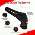 thumbnail image 2 of QUTETN Adjustable Shoulder Support Brace for Men and Women  Rotator Cuff Shoulder Brace for Torn Rotator Cuff  Dislocation  Shoulder Straps Support Fits Right and Left, 2 of 6